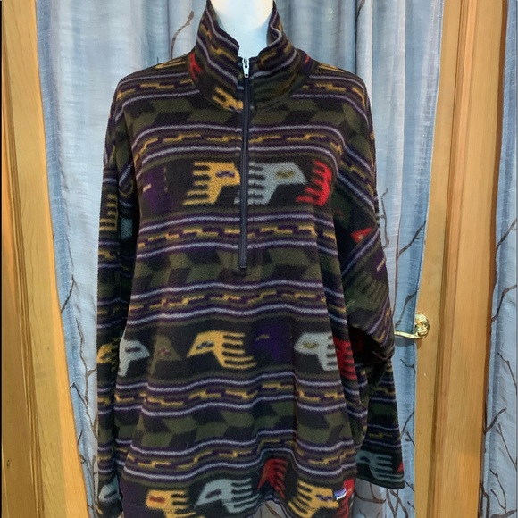 Patagonia Other - Rare VTG Patagonia men’s L tribal print fleece